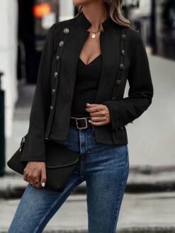 Women’s Double-Breasted Vintage Jacket